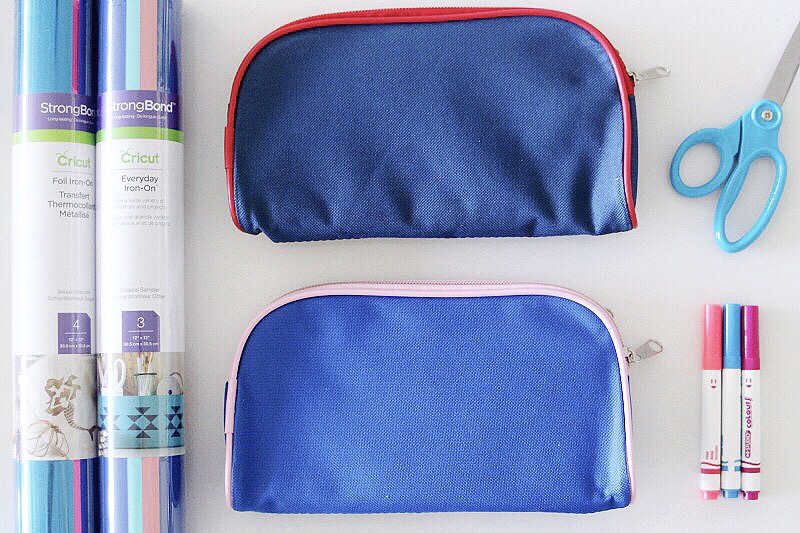 Easy Iron On Back to School Pencil Case