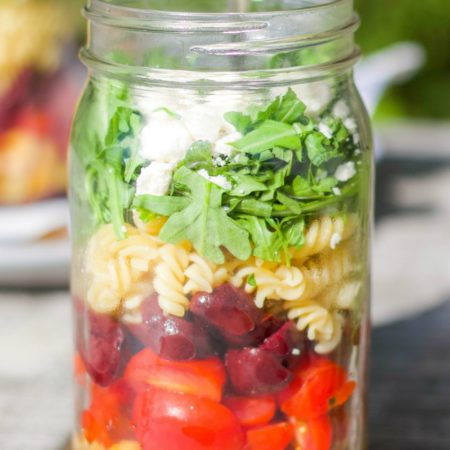 Quick and Easy Mason Jar Pasta Salad | Best of This Life