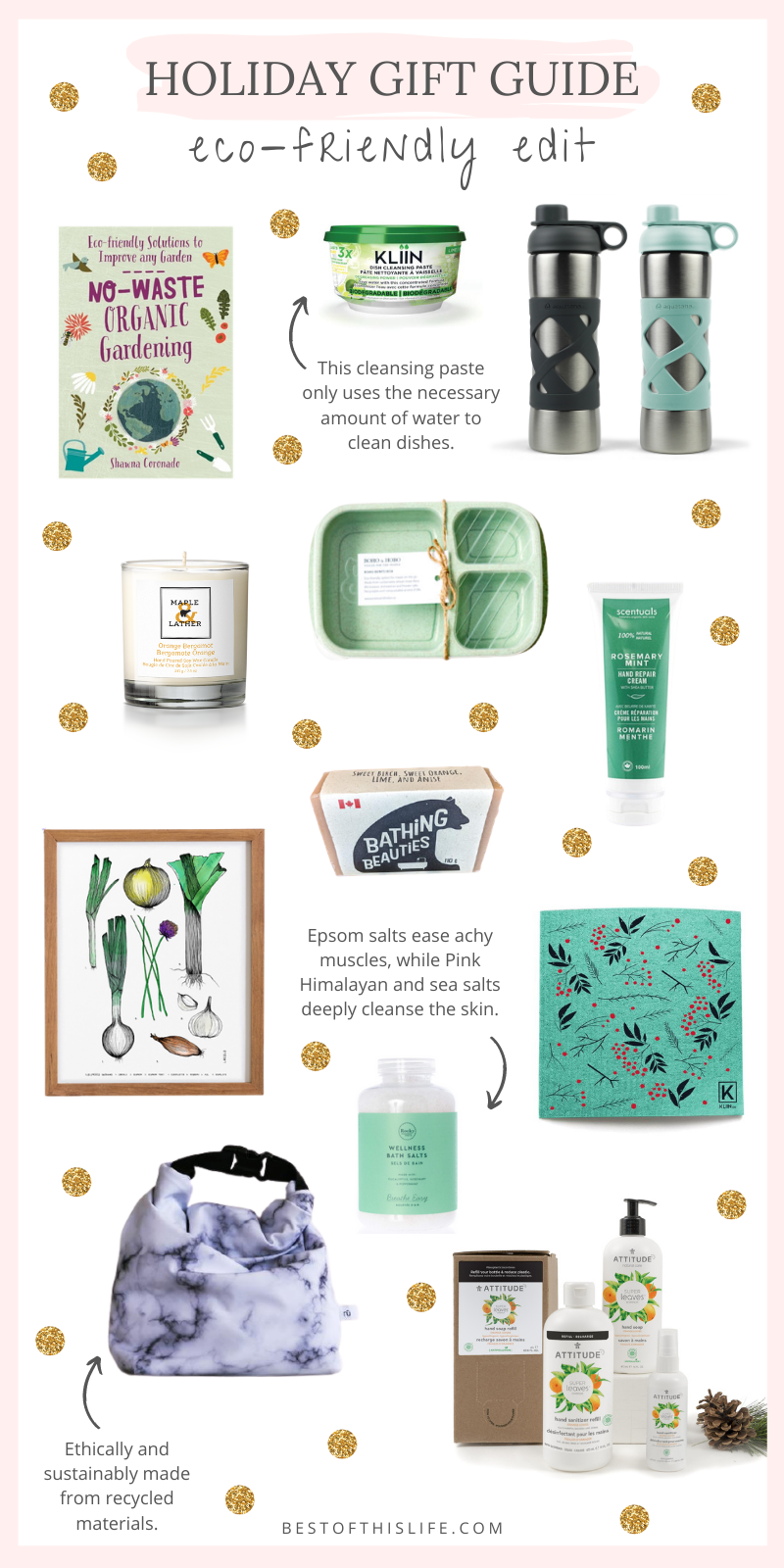20 Eco-Friendly Gift Ideas (for anyone on you list!) - A Pretty Fix