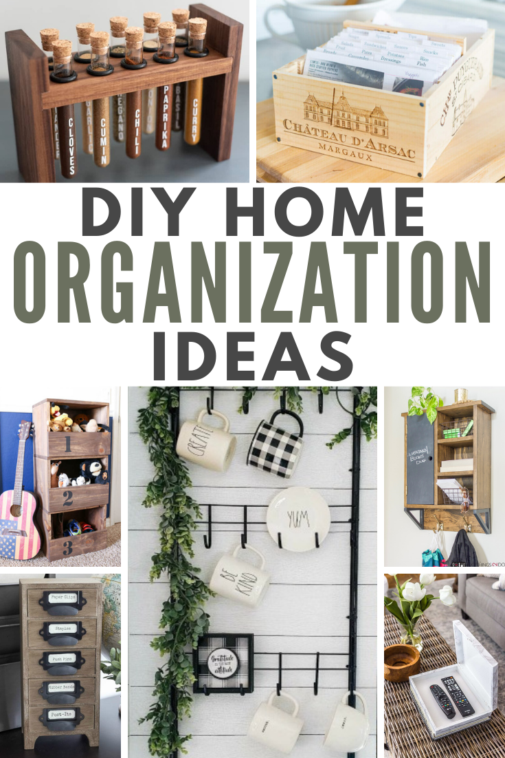 30+ Clever DIY Home Organization Ideas - Organizing Tips