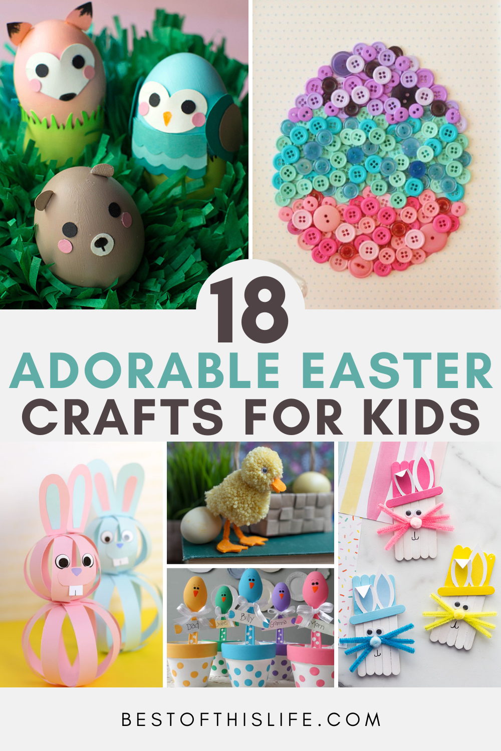 10 Creative Kids Easter Crafts - diy Thought