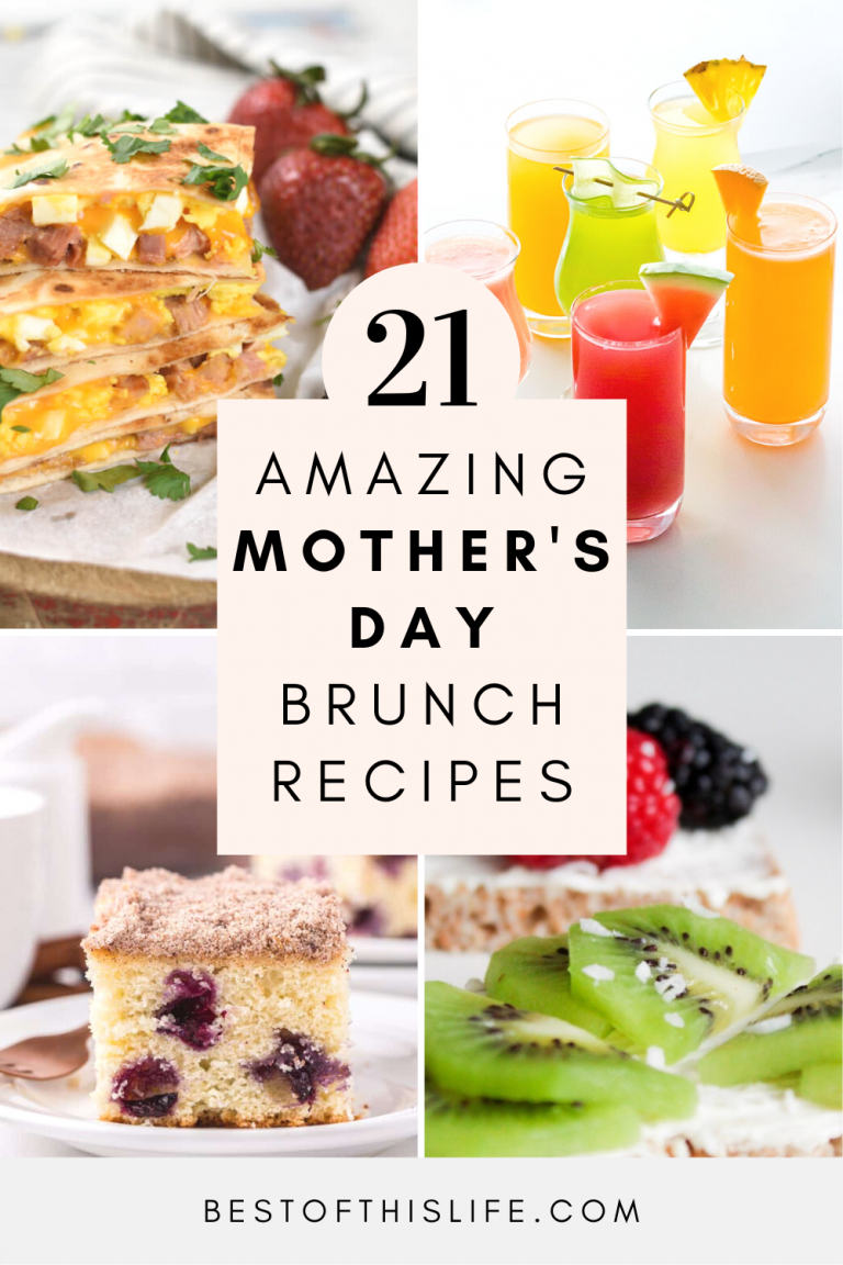 Mother's Day brunch recipes cake fruit drinks