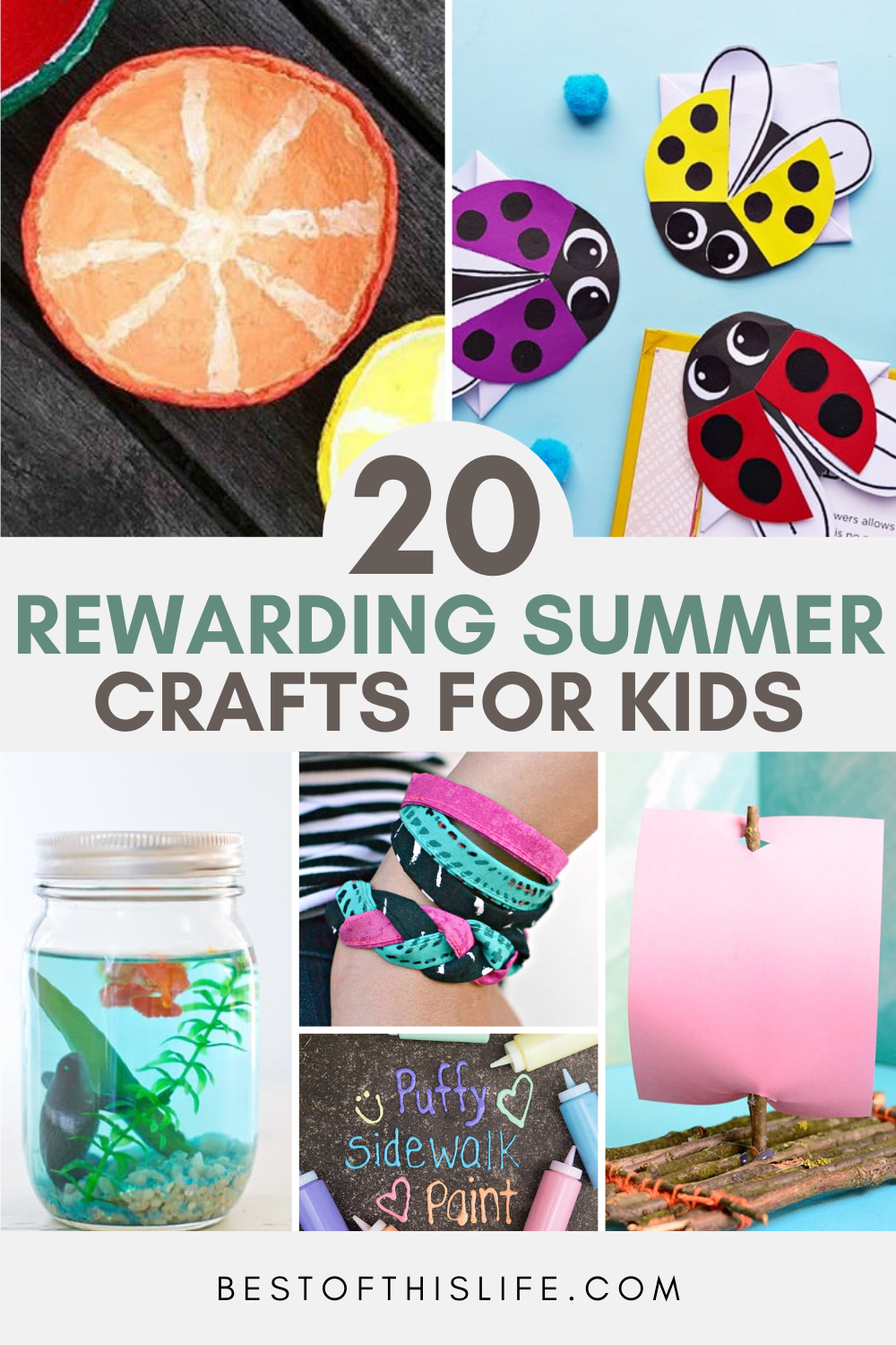 summer craft ideas for kids to make