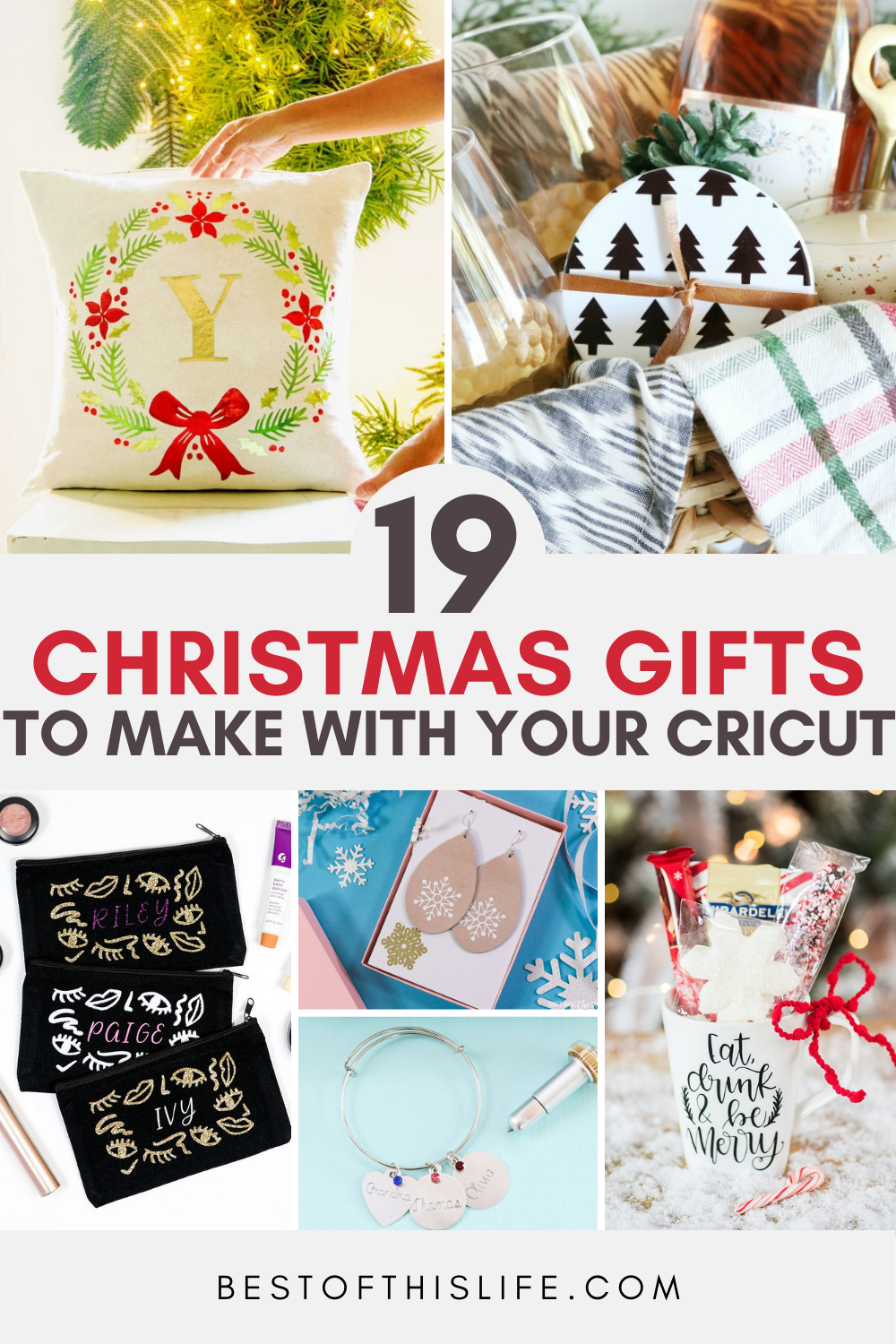 25 Wonderful Personalized Christmas Gift Ideas Using Your Cricut