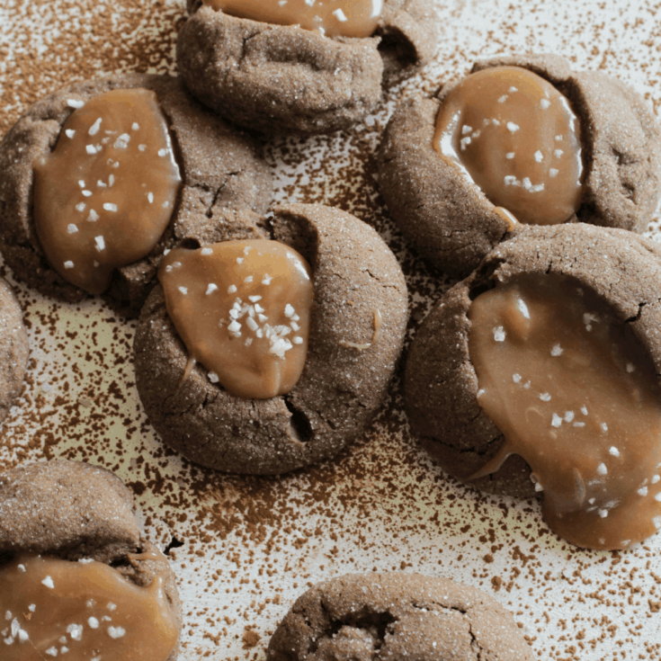 Image for Salted Caramel Thumbprint Cookies