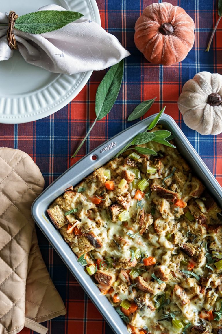 Easy Whole Grain Stuffing With Sage for Thanksgiving