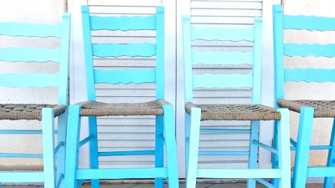 Image for How to Paint Wood Chairs in 3 Simple Steps
