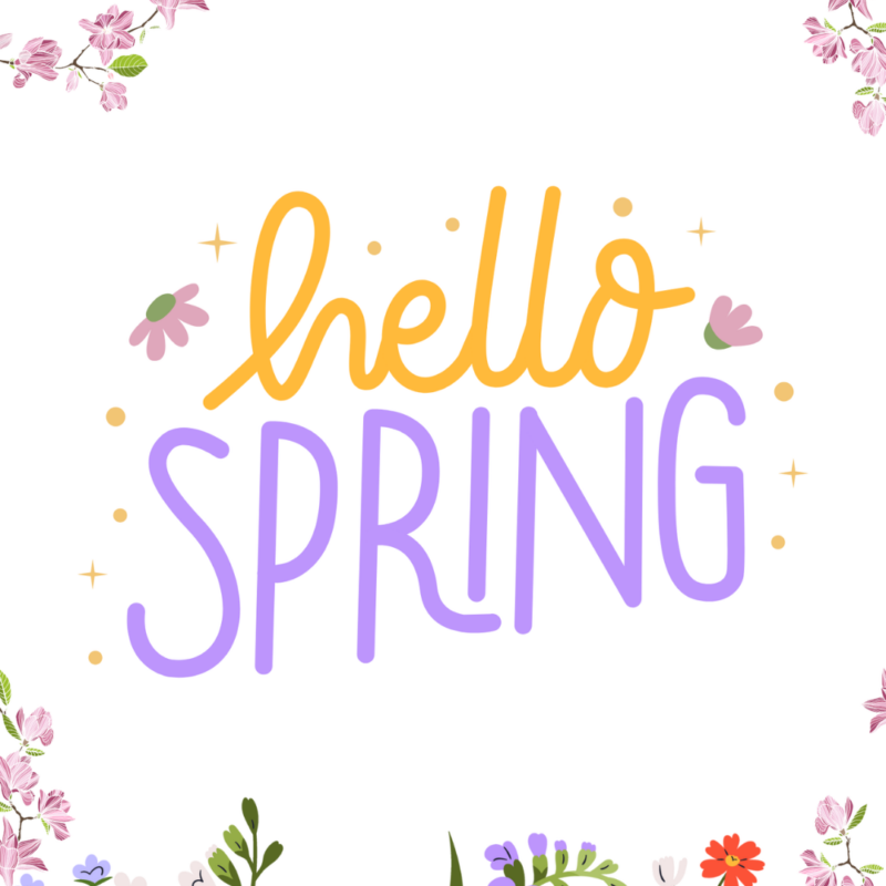 Hello Spring 8x10 Printable