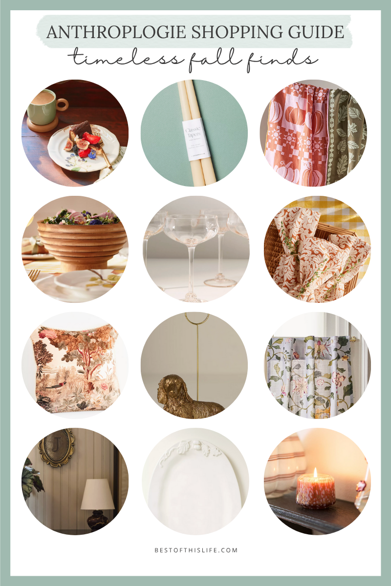 12 Timeless Fall Finds from Anthropologie
