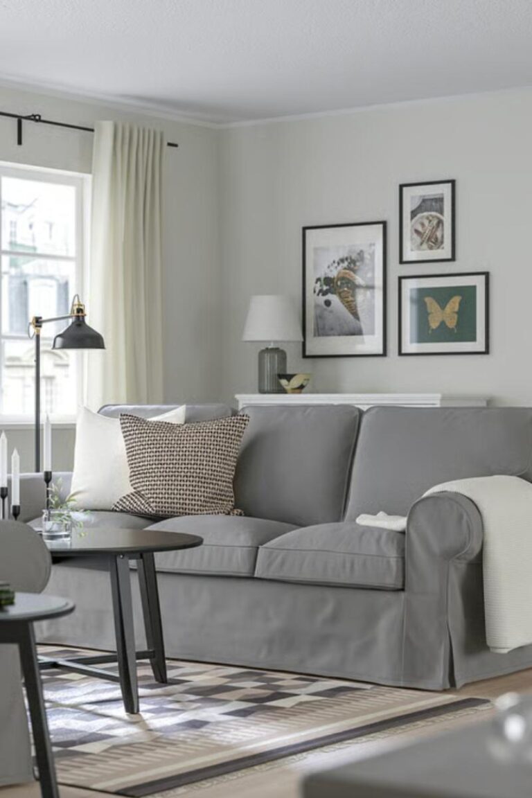 cozy living room IKEA hacks