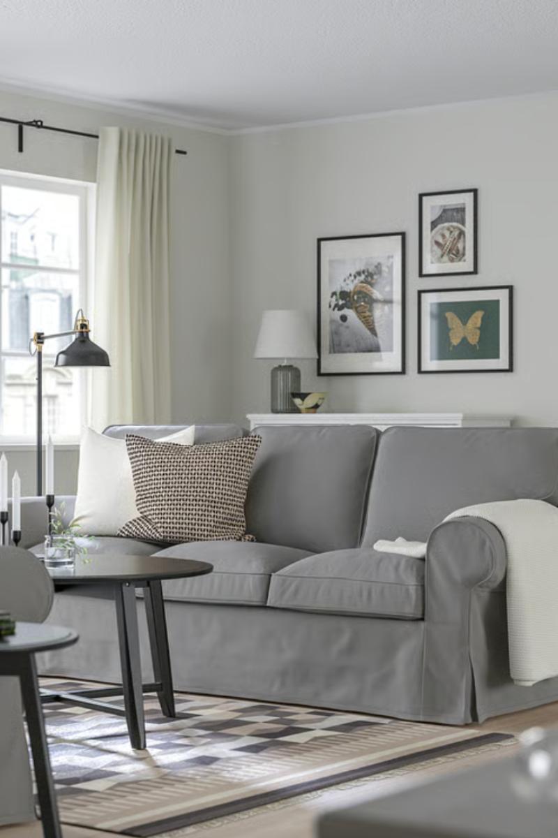 cozy living room IKEA hacks