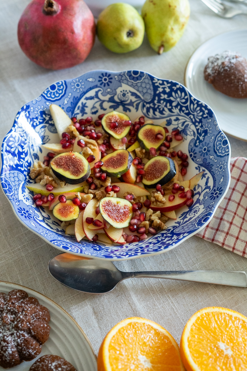 Autumn Fruit Salad with Pears and Figs