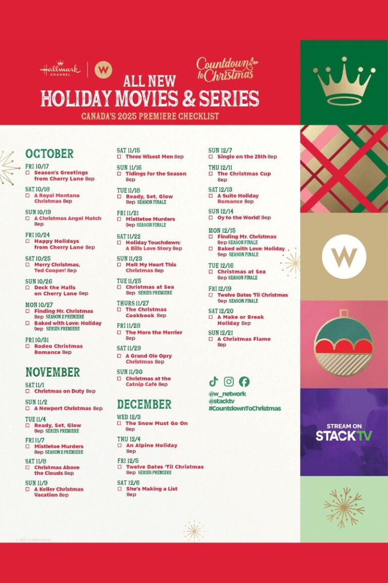 Hallmark Channel’s Countdown to Christmas on W Network
